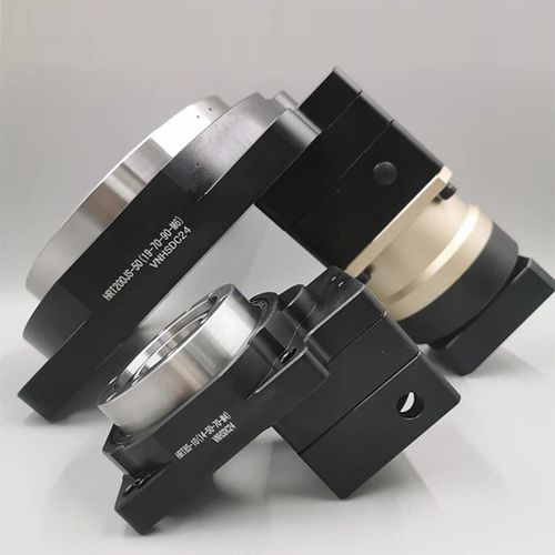 Полый роторный стол - HRT85-10-SV2 - Hansheng Automation (Dongguan) Co., Ltd. - с двигателем / горизонтальный / вертикальный
