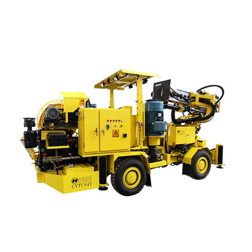 Буровая установка с дистанционным управлением - CYTC64Y - Hebei Hongyuan Hydraulic Machinery Co., Ltd - многофункциональная / для взрывных скважин / с верхним ударником