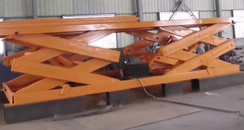 Ножничный подъемный стол - DPX - Henan Peisa Machinery Co., Ltd - гидравлический / механический / стационарный