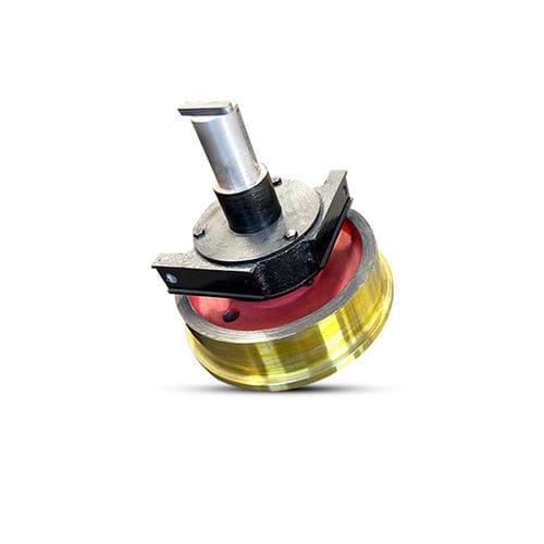 Колесо с бандажом - Henan Peisa Machinery Co., Ltd - из полиуретана / тележки / подшипника