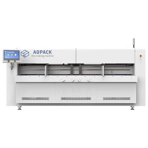 Волнистая машина для производства картонных коробок - BM2800-Max - AOPACK LTD. - со сквозными отверстиями / полностью автоматическая / большой вместимости