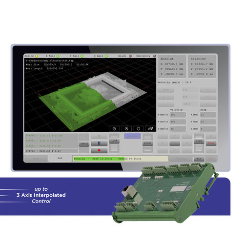 Интерфейс программного обеспечения ЧПУ - XYZ-Router - Radonix Technology - 3 оси / 4 оси / для деревообрабтывающего станка