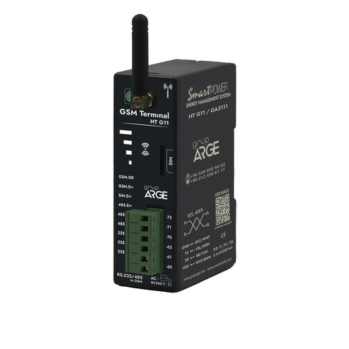 Коммуникационный модуль Ethernet - HT E series - Grup Arge Energy and Control Systems - на DIN-рейке