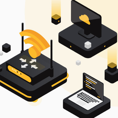 Маршрутизатор точка доступа Wi-Fi - Vyos.io - для сети