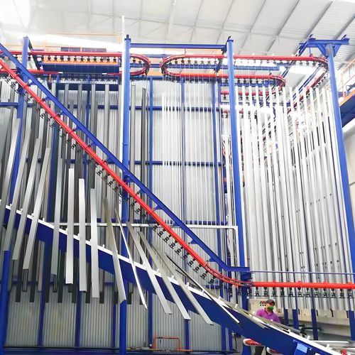 Вертикальный линия порошковой окраски - Xiangyang Jingtu Anti corrosion Materials Co., Ltd - автоматический