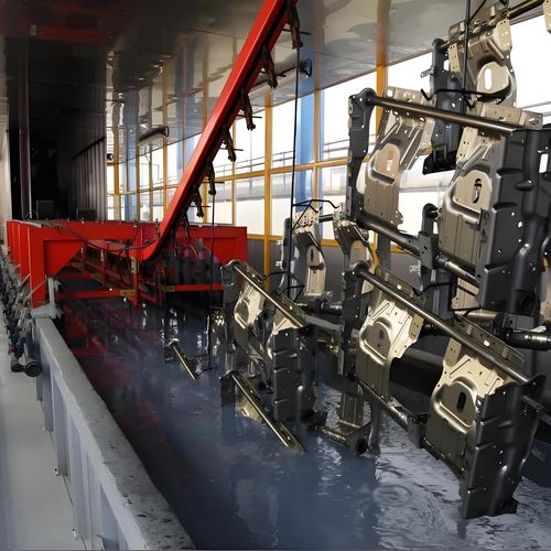 Автоматическая установка для нанесения покрытия - Xiangyang Jingtu Anti corrosion Materials Co., Ltd - для поверхности / для небольших деталей / методом катафореза