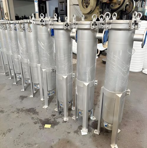 Одномешочный картер для фильтра - Xiangyang Jingtu Anti corrosion Materials Co., Ltd - для жидкостей / из нержавеющей стали / для пищевой промышленности и для производства напитков