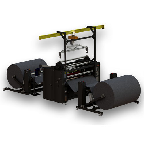 Ламинационная машина для продольной резки - Slitter Laminator - Crest Dutch Machinery - рулон-к-рулону / холодным способом / автоматизированная