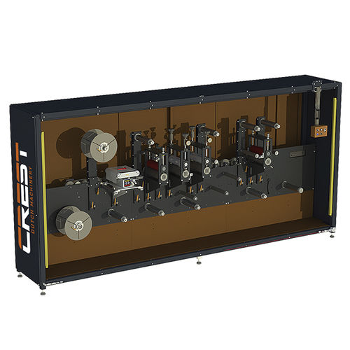 Поворотный станок для резки - Rotary Die Cutter - Crest Dutch Machinery - с гильотинными ножницами / с полым пробойником / для пластиковых материалов