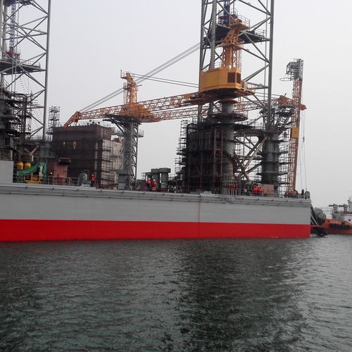Башенный кран для использования в открытом море - TAIYUAN HEAVY INDUSTRY CO.,LTD - фиксированный / телескопический / со стрелой