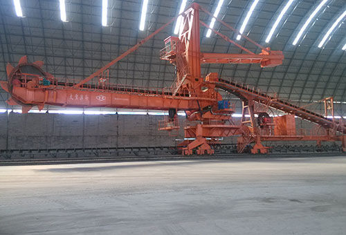 Стакер-реклаймер с черпаковым колесом - TAIYUAN HEAVY INDUSTRY CO.,LTD - со стрелой