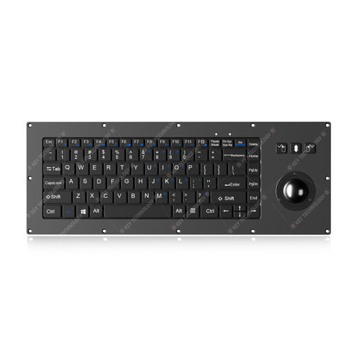 Встраиваемая клавиатура - K-TEK-V405-38-MTB-AVR-FN-SC-BT - Key Technology Rugged System Limited - с ножничными механизмом клавиш / 86 клавиш / 3 клавиши мыши