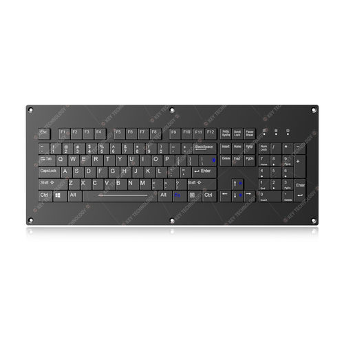Встраиваемая клавиатура - K-TEK-V418KP-FN-SC-BL-BT - Key Technology Rugged System Limited - с ножничными механизмом клавиш / 104 клавиши / для применения в атомной промышленности