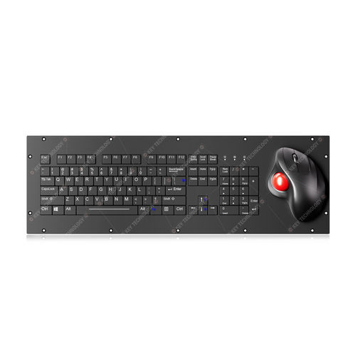 Встраиваемая клавиатура - K-TEK-V530-OTB-KP-FN-SC-BL-BT - Key Technology Rugged System Limited - с ножничными механизмом клавиш / 104 клавиши / с трекболом