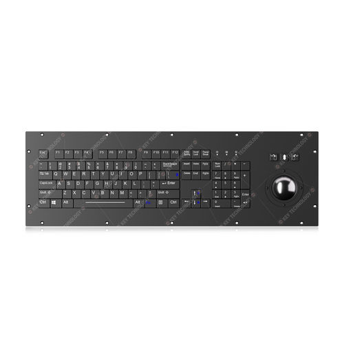 Встраиваемая клавиатура - K-TEK-V530-50-MTB-AVR-KP-FN-SC-BL-BT - Key Technology Rugged System Limited - с ножничными механизмом клавиш / 3 клавиши мыши / 104 клавиши