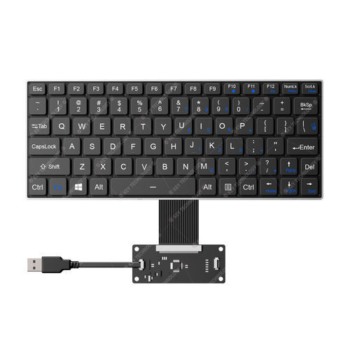 Встраиваемая клавиатура - K-TEK-V268-FN-BL-FC-SC-ML-DWP - Key Technology Rugged System Limited - с ножничными механизмом клавиш / 80 клавиш / для транспортной отрасли
