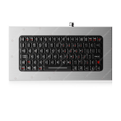 Клавиатура для письменного стола - K-TEK-M337-176-FN-BL-IL-DT-SS - Key Technology Rugged System Limited - угольный контакт / 83 клавиши / USB