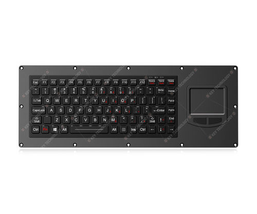 Встраиваемая клавиатура - K-TEK-M400-150TP-FN-BL-ML-BT - Key Technology Rugged System Limited - угольный контакт / 2 клавиши мыши / 87 клавиш