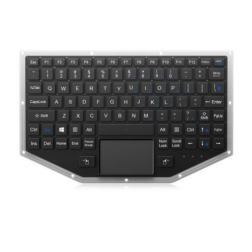 Встраиваемая клавиатура - K-TEK-V277TP-FN-BL-FC-PR-ML-DWP - Key Technology Rugged System Limited - с ножничными механизмом клавиш / 2 клавиши мыши / с клавишей Fn