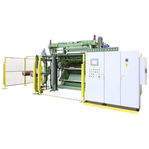 Резательный станок в рулонах - TRH - Biko Meccanica Srl - для наждачной бумаги / для абразивного полотна / абразивный материал с покрытием