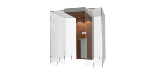 Курительная кабина с HEPA-фильтром - SP200 - Longhi Air - из закаленного стекла / из МДФ / из стали