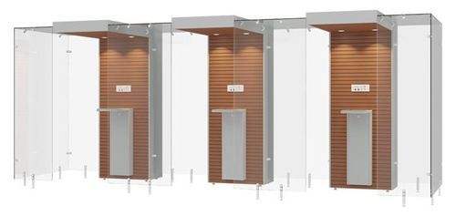 Курительная кабина с HEPA-фильтром - 3SP160 - Longhi Air - из закаленного стекла / из МДФ / из стали