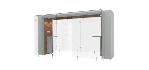 Курительная кабина с HEPA-фильтром - SPAREA 4M - Longhi Air - из закаленного стекла / из МДФ / из стали