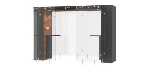 Курительная кабина с HEPA-фильтром - SPAREA 3.2m - Longhi Air - из закаленного стекла / из МДФ / из стали