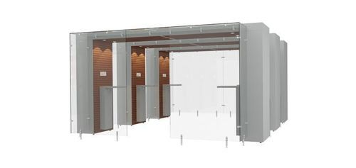 Курительная кабина с HEPA-фильтром - 3SPArea 4m - Longhi Air - из закаленного стекла / из МДФ / из стали