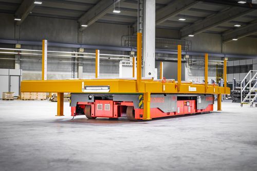 Прицеп платформа - DIMOS Maschinenbau GmbH - для промышленного оборудования / двухосный / высокая нагрузка