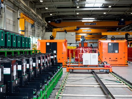 Автоматическая система смены аккумулятора - DIMOS Maschinenbau GmbH - промышленная