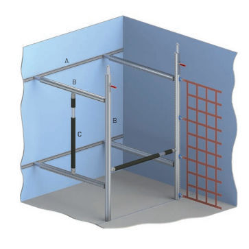 Телескопический стержень крепежей - POWERSTOP - Wistra GmbH