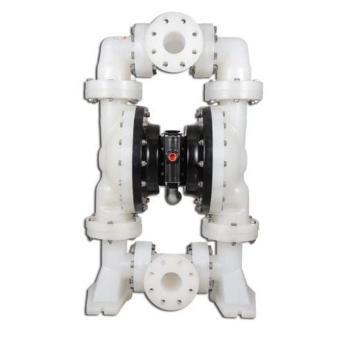 Насос с двойной мембраной - Guangzhou Huayue Automation Equipment Co., Ltd - для загрязненных вод / электрический / стационарный