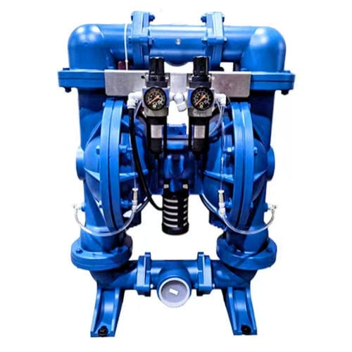 Насос с двойной мембраной - Guangzhou Huayue Automation Equipment Co., Ltd - для загрязненных вод / электрический / стационарный