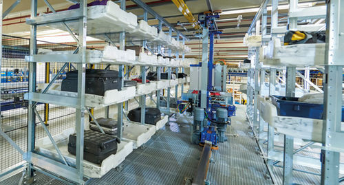 Горизонтальная автоматическая система хранения - CRISSTORE® - BEUMER Group GmbH & Co.KG - компактная / модульная