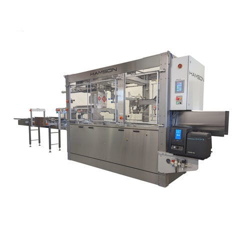 Высокоскоростной станок для укладывания в ящики - ST2  - HAMSON MACHINERY - контролируемый PLC / полностью автоматический / для бутылок
