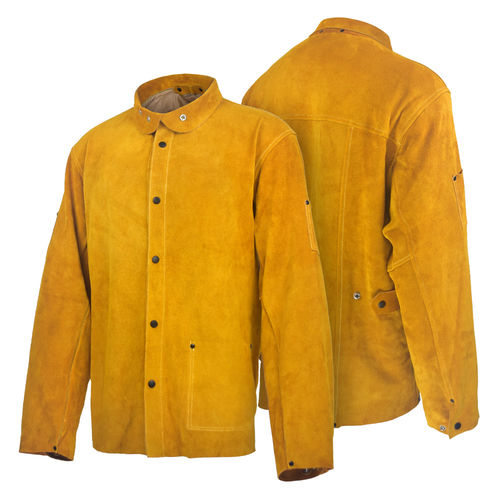 Рабочая куртка - MS-386A - GUANGXI DAHUA MING SHUN PROTECTIVE PRODUCTS CO. ,LTD - из кожи / для сварки / унисекс