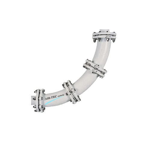 Колено трубы для пневматической транспортировки - Air-Tec System srl - 90° / 30°