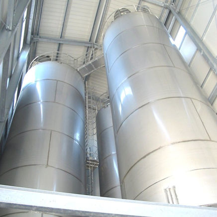 Бункер для сыпучих материалов - Air-Tec System srl - для системы хранения / из Trevira CS® / из нержавеющей стали