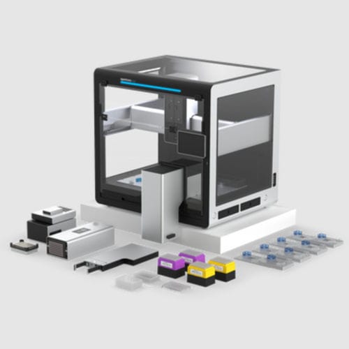 Станция для работы с жидкостями для лабораторий - Flex NGS - OPENTRONS LABWORKS - cеквенирование нового поколения (NGS) / 96 каналов / автоматизированная