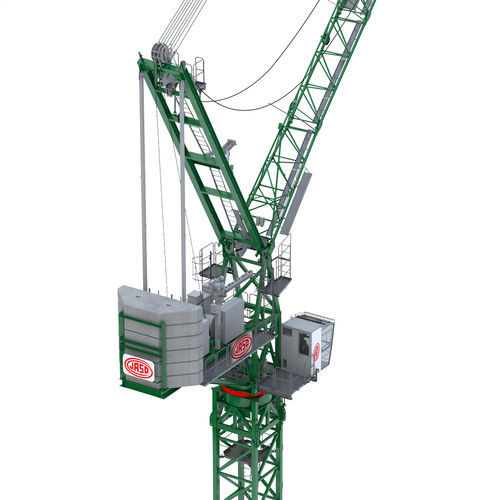 Башенный кран с подъемной стрелой - J80PA - JASO GROUP - JASO TOWER CRANES & ELEVATION SYSTEMS - фиксированный / для фасада здания / транспортный