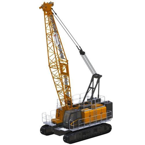 Гусеничный башенный кран - EC80 - PV-E Crane B.V. - решетка / для тяжелых условий эксплуатации / для подъема