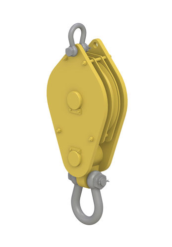 Отводящий шкив с роликами - Ropeblock B.V - для кабеля / из алюминия / подшипник