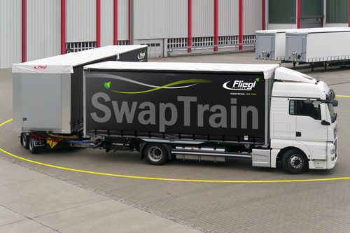 Транспортный грузовой автомобиль - Fliegl Fahrzeugbau GmbH - с двигателем внутреннего сгорания / дизельный