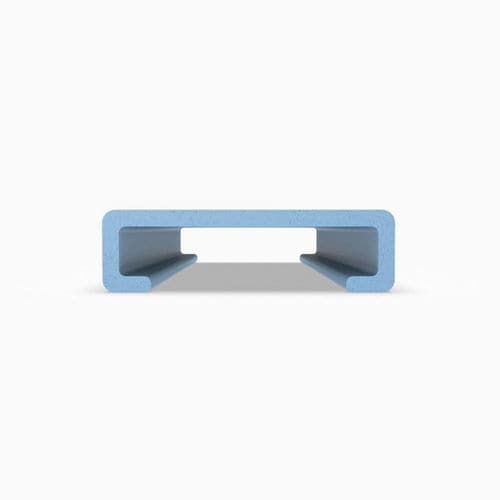 Профиль из UHMW-PE - P10820 series - Movexii - титан / в форме C / экструдированный