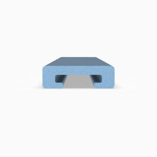 Профиль из UHMW-PE - P1610 series - Movexii - титан / в форме C / экструдированный