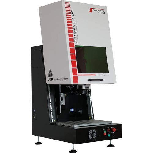 Гравировально-маркировочная машина лазер - Compact 100 - SPIROLA Elektronik GmbH - для металла / для сигнальных табличек / для таблицы данных