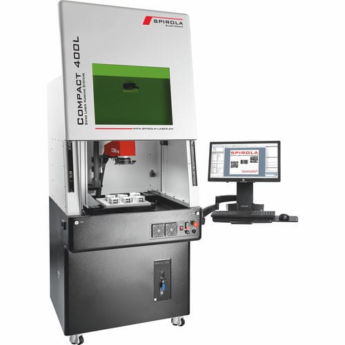 Система для маркировки лазер - Compact 400L - SPIROLA Elektronik GmbH - для сигнальных табличек / для таблицы данных / для штрих-кода