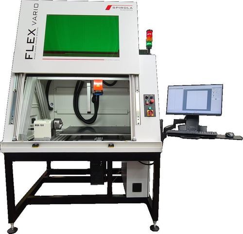 Гравировально-маркировочная машина лазер - FLEXvario S3 - SPIROLA Elektronik GmbH - для металла / для сигнальных табличек / для таблицы данных