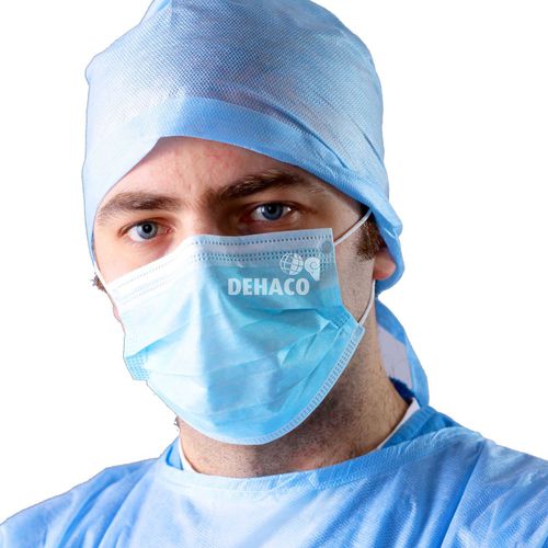 Хирургическая защитная маска - 7010.0128 - Dehaco B.V. - одноразовая / типа IIR / полумаска